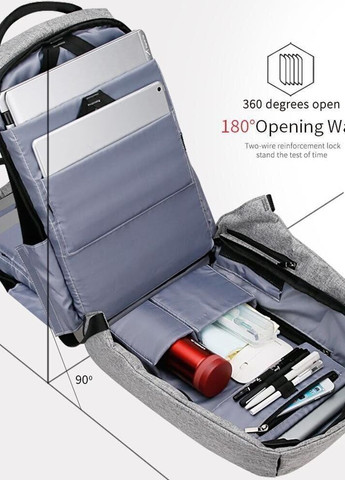 Рюкзак міський Антизлодій Safe MR5815ZS SJ BK для ноутбука 15,6" з USB об'єм 18 л. (MR5815ZS-SJ17-2220UA) Mark Ryden (267577730)