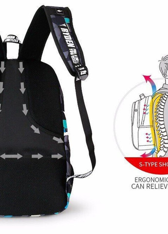 Рюкзак MR6008 DynamicPlanet для ноутбука 15,6" с USB объем 23 л. Темно-синий (MR6008CD-07-2485UA) Mark Ryden (267577749)