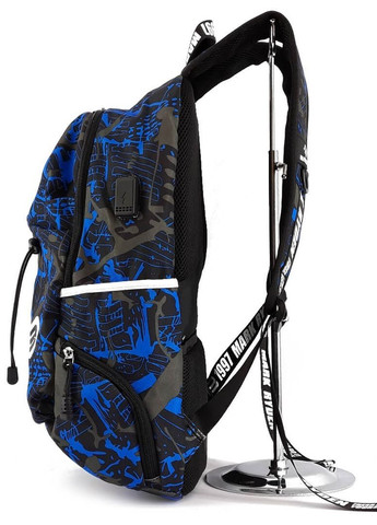 Рюкзак MR6008 DynamicPlanet для ноутбука 15,6" с USB объем 23 л. Темно-синий (MR6008CD-07-2485UA) Mark Ryden (267577749)