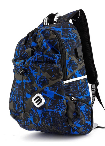 Рюкзак MR6008 DynamicPlanet для ноутбука 15,6" с USB объем 23 л. Темно-синий (MR6008CD-07-2485UA) Mark Ryden (267577749)