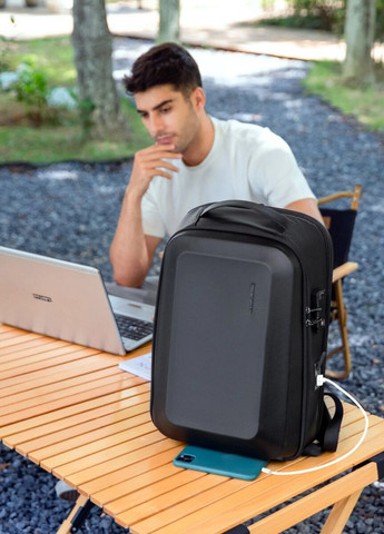 Рюкзак MR2958 для ноутбука 15,6" об'єм 15 л Чорний (з вбудованим замком) (MR2958-00-3086UA) Mark Ryden (267577788)