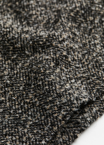 Черная кэжуал с абстрактным узором юбка H&M