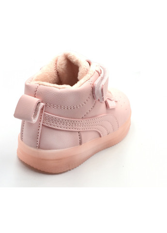 Розовые повседневные осенние демисезонные ботинки Канарейка