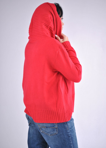 Червоний демісезонний светр з хомутом Wool & Cashmere