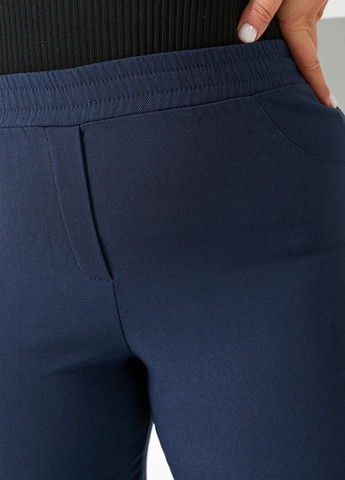 Синие джинсовые зимние зауженные брюки No Brand