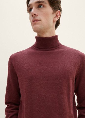 Бордовый демисезонный свитер Tom Tailor