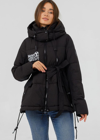 Черная зимняя куртка зимняя молодежная Yimosis