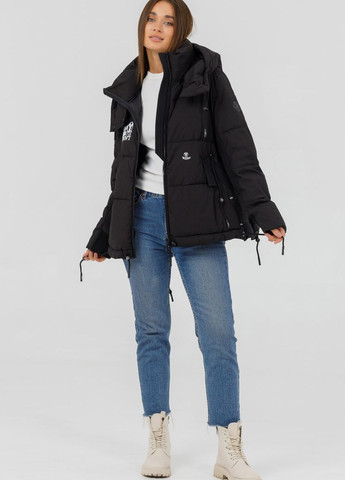 Черная зимняя куртка зимняя молодежная Yimosis