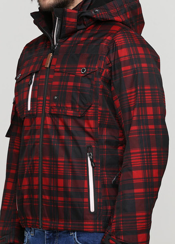 Красная демисезонная лыжная куртка Jack & Jones