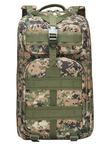 Тактичний штурмовий військовий рюкзак Armour Tactical Oxford 600D (з системою MOLLE) 45 літрів Зелений Піксель No Brand b45 (267729105)