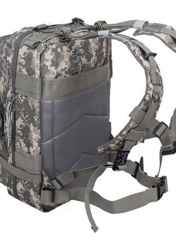 Тактичний штурмовий військовий рюкзак Armour Tactical Oxford 600D (з системою MOLLE) 45 літрів Сірий Піксель No Brand b45 (267729114)
