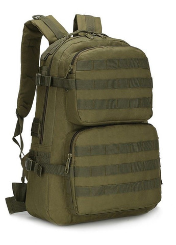 Тактичний штурмовий військовий рюкзак Armour Tactical Oxford 600D (з системою MOLLE) 40 літрів Олива No Brand 07-40 (267729129)