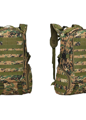 Тактичний штурмовий військовий рюкзак Armour Tactical Oxford 600D (із системою MOLLE) 30 літрів Зелений Піксель No Brand c30 (267729131)