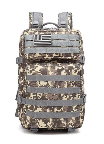 Тактичний рюкзак Armour Tactical Oxford 900D (з системою MOLLE) 45 л Сірий Піксель No Brand b1145 (267729147)