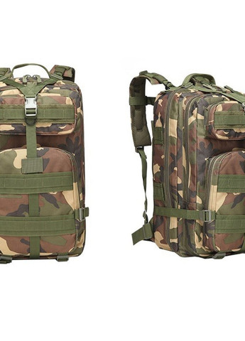 Тактический штурмовой военный рюкзак Armour Tactical Oxford 600D (с системой MOLLE) 45 литров Лесной Камуфляж No Brand b45 (267729125)