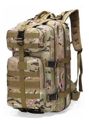 Тактичний штурмовий військовий рюкзак Armour Tactical Oxford 600D (з системою MOLLE) 35 літрів Мультикам No Brand c35 (267729117)