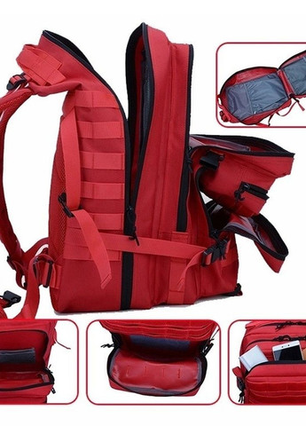 Тактичний рюкзак Armour Tactical Oxford 900D (з системою MOLLE) 45 л Червоний No Brand b1145 (267729096)