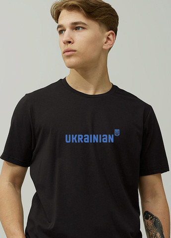Чорна футболка ukrainian Gen