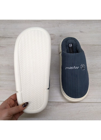 Серые тапочки мужские домашние теплые Lion