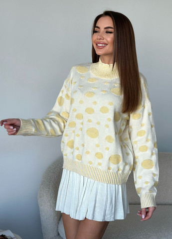 Желтый зимний свитера ISSA PLUS WN20-566