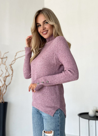 Фиолетовый зимний свитера ISSA PLUS WN20-577