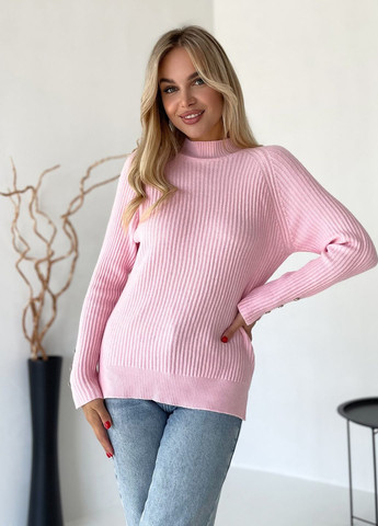 Розовый зимний свитера ISSA PLUS WN20-578