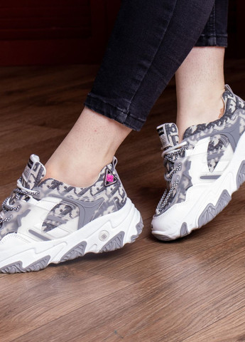 Сірі осінні кросівки жіночі rat 2468 37 розмір 23 см сірі Fashion