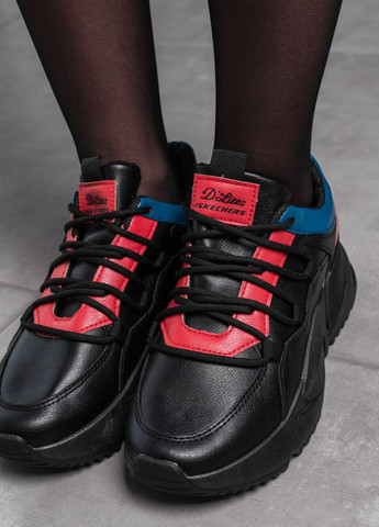 Чорні осінні кросівки жіночі kaito 3174 38 розмір 24 см чорні Fashion