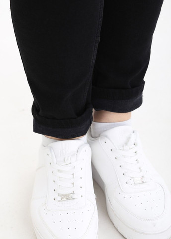 Джинсы женские черные утепленные на флисе узкие Americano RITT - (267749580)