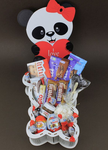 Подарунковий набір Panda, подарунок на день народження, дружині, дівчині, подрузі, сестрі, мамі. (8-0403) Кукумбер (267820009)