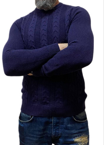 Синій демісезонний легкий светр M&S