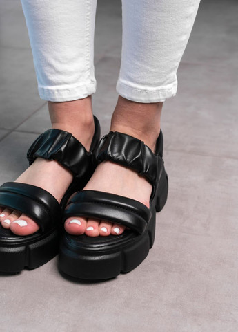 женские сандалии aimsley 3612 36 размер 23,5 см черные Fashion