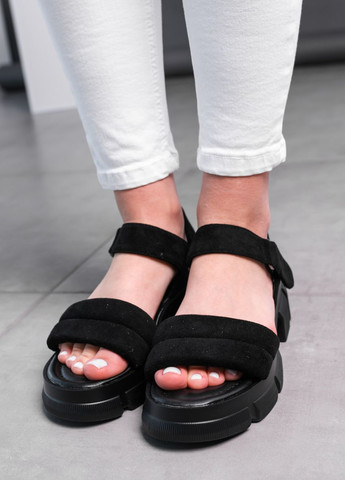 женские сандалии sheba 3629 37 размер 24 см черные Fashion