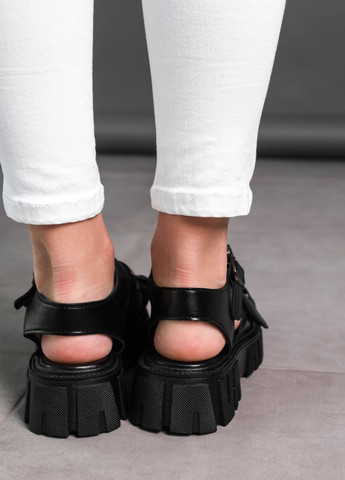 женские сандалии nala 3665 37 размер 23,5 см черные Fashion