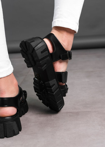 Жіночі сандалі Nala 3665 37 розмір 23,5 см чорні Fashion (267890524)