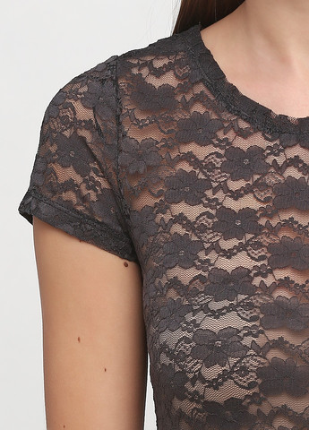 Темно-серая летняя блузка H&M