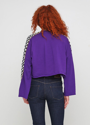 Свитшот H&M - крой фиолетовый кэжуал - (267912113)