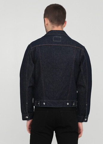 Темно-синяя демисезонная джинсовая куртка Weekday