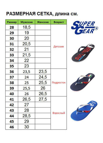 Шльопанці жіночі Super Gear (267912544)