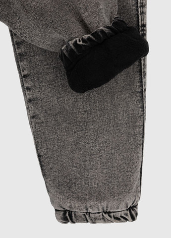 Светло-серые зимние джинсы с манжетом Pitiki