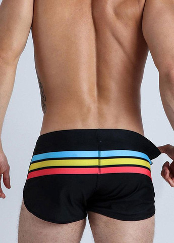 Мужские черные пляжные мужские стильные плавки UXH