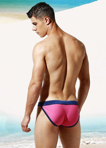 Мужские розовые пляжные стильные мужские плавки танга Desmit