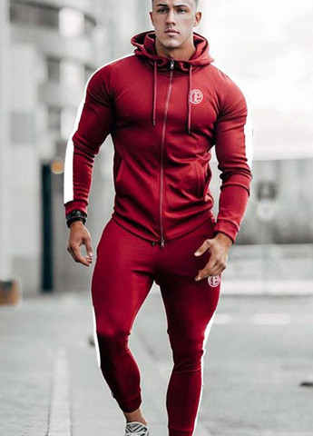 Красный демисезонный спортивный костюм Alpha