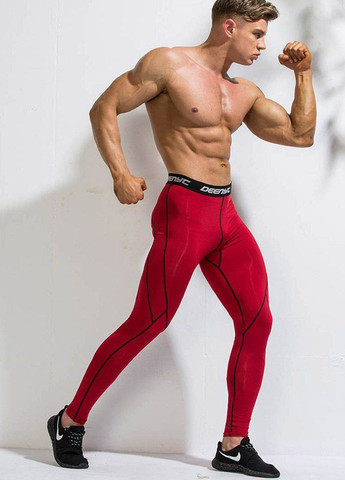 Красные демисезонные красивые спортивные штаны Deenyt