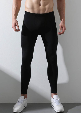 Черные демисезонные трикотажные спортивные брюки SuperBody