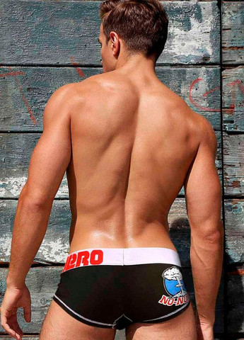 Мужские черные трусы Pink Hero (267928804)