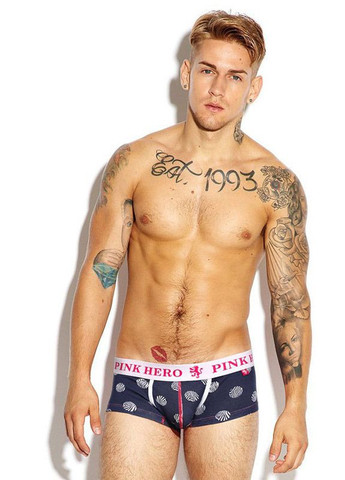 Трусы плавки мужские Pink Hero (267927999)