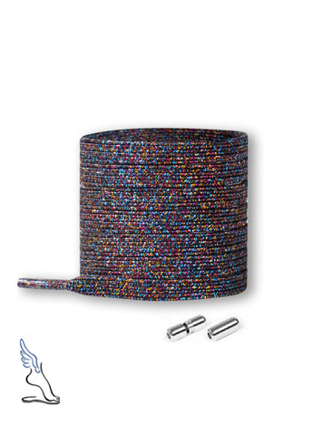 Цветные эластичные шнурки-резинки с фиксатором закруткой, цвет №123 No Brand (268025149)