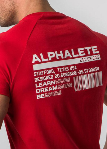 Красная красная футболка Alpha