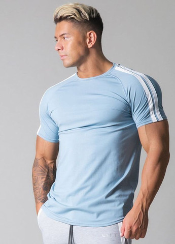Голубая мужская голубая футболка Lyft